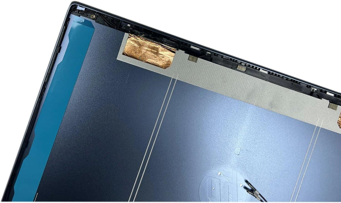 New Replacement Laptop LCD Cover Back Rear Top Lid/LCD Back Cover with Hinges for HP 15CS 15-CS 15-CW 15T-CS 15Z-CW Series L51799-001 Fog Blue (A+H for HP 15-CS 15-CW)