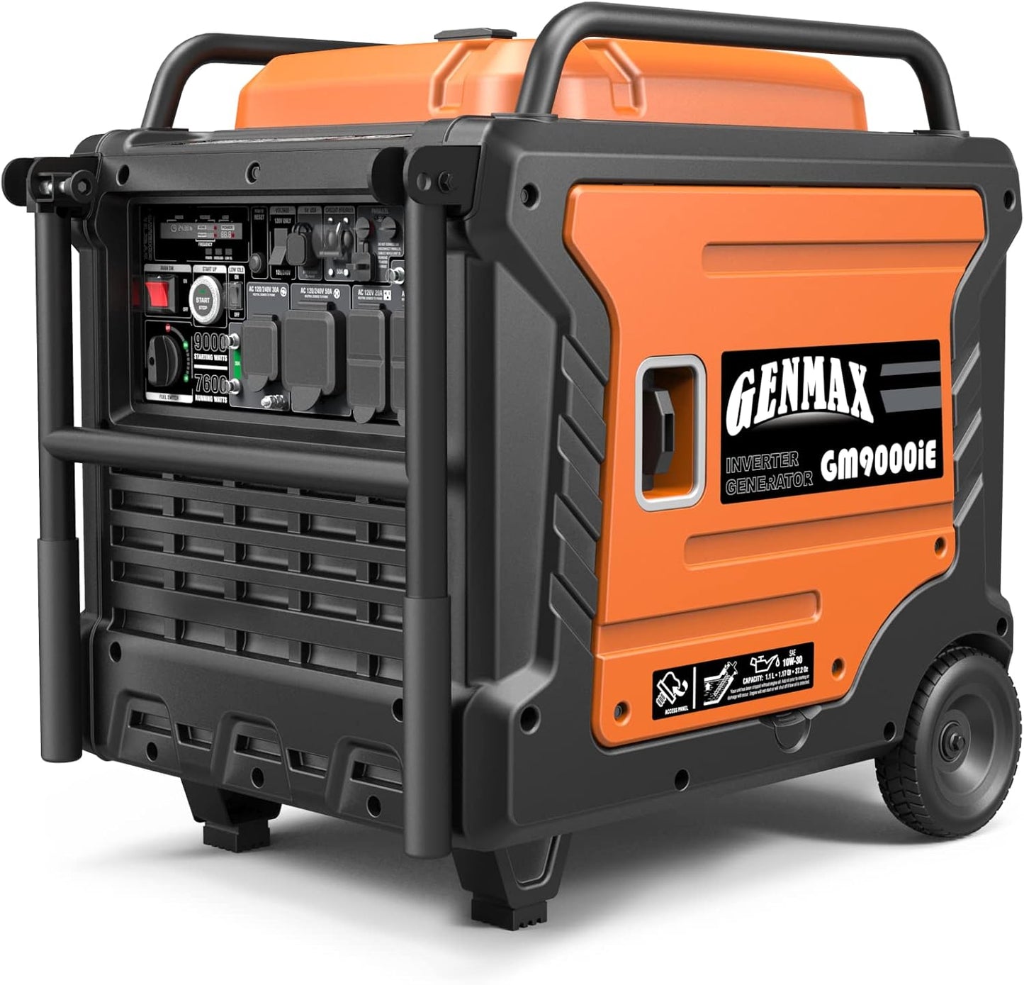 GENMAX Generator，EPA Compliant, Eco-Mode Feature, Ultra Lightweight for Backup Home Use & Camping