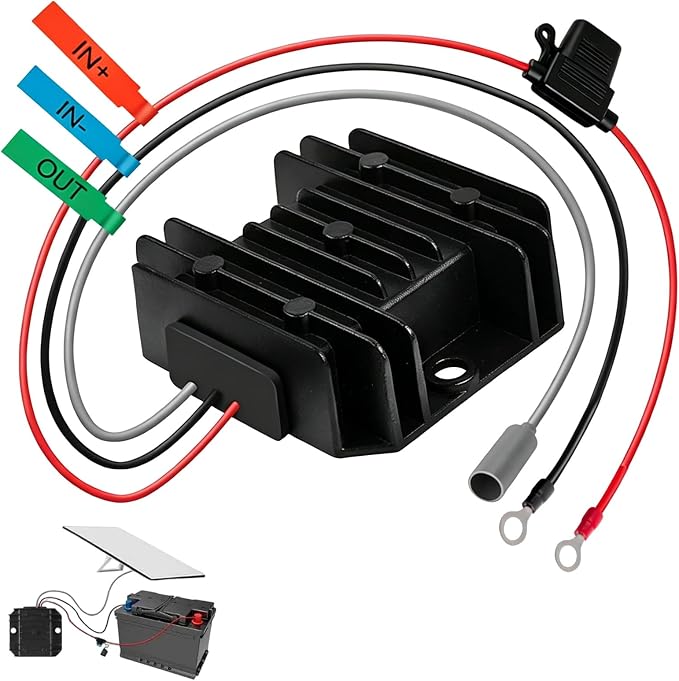 Guhiwk Starlink Mini 12V Adapter, Starlink Mini DC Step Up Converter 9V-28V to 30V 3.5A with Female Power Cord, Starlink-Mini Power Supply for RV, Truck, Marine, Camping&Off-Grid (Black)