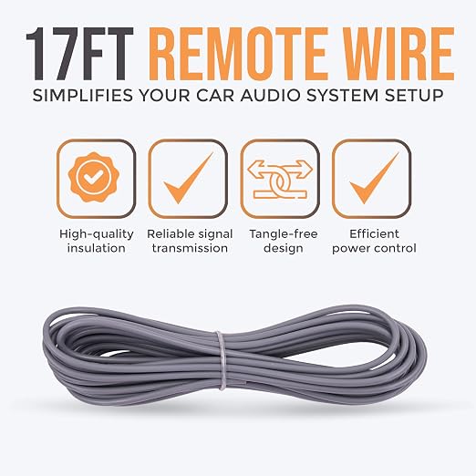 Elite Audio 8 Gauge Amplifier Wiring Kit, 1000W CCA Amp Install Kit – EA-PRMK8