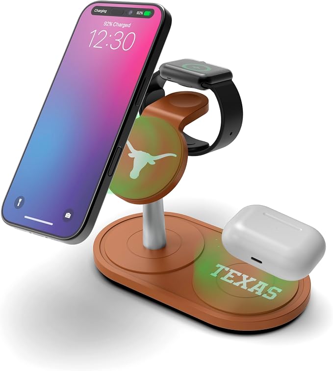 SOAR Collegiate 3-in-1 Wireless Charging Station