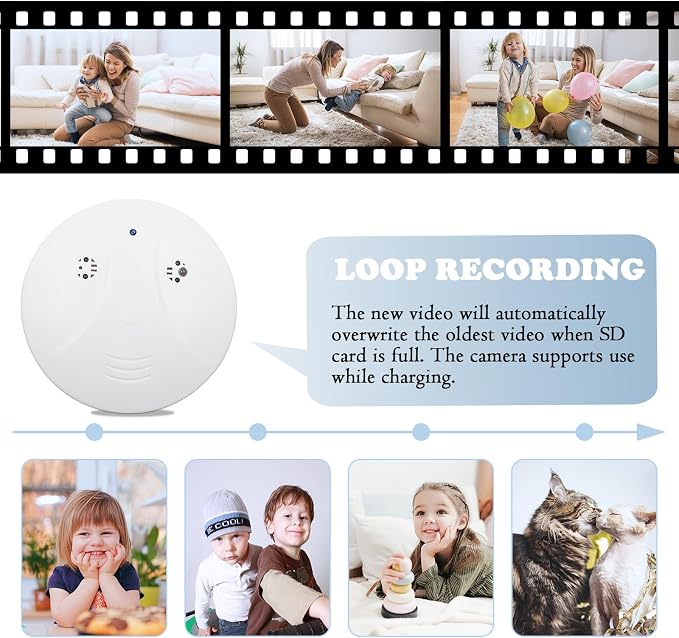 Mini Camera HD 1080P Small Camera Wireless Nanny Cam with Night Vision Motion Detection Remote View, WiFi Hidden Camera Indoor Security Camera for Home Pets