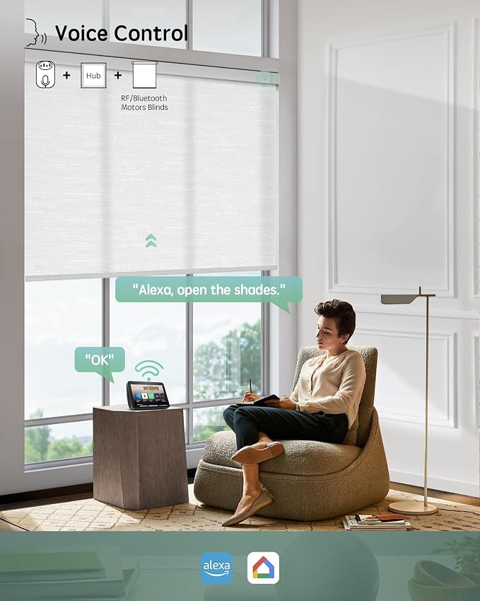 Yoolax Bluetooth Smart Hub, Compatible with Alexa, Google Home Assistant | Voice Control, App Control, Connect with All Alexa, Google Home Assistant Devices, Support up to 16 Devices, Easy to Set up