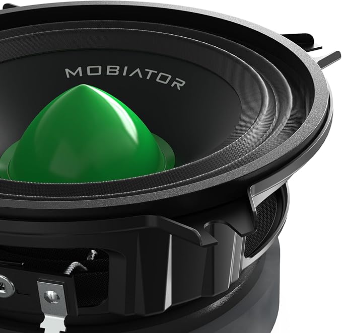 Midrange Loudspeakers MB-M404 4'' 400W Max, 4 Ohms High Efficiency Car Audio Door Speakers for Car or Truck Stereo Sound System-Black (2 Speakers) (MB-M404)