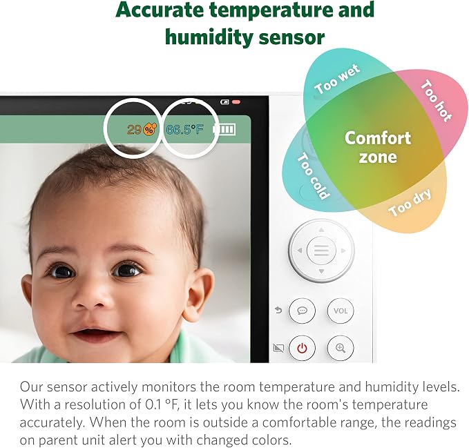 LeapFrog LF915-2HD Baby Monitor, 2 Cameras, 5" 720p Screen