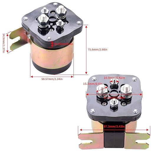 500 Amp Isolator Battery Isolator Relay for Continuous Battery Isolator Mobile Audio Relay, 500A Relay and Isolator 12v Battery Disconnect Relay