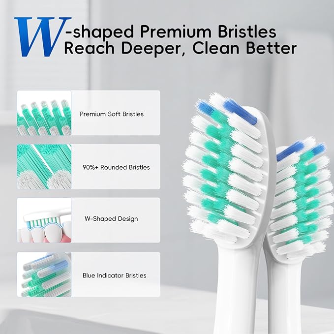 SEIGA Sonic Electric Toothbrush for Adults,Rechargeable Toothbrush with 5 Modes & 3 Intensities,Soft Bristles, 2-Minute Timer,IPX7 Waterproof,Travel Electric Toothbrush with 60-Day Battery Life