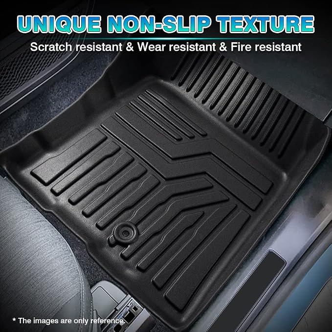 T TGBROS Floor Mats Custom Fit for Honda CR-V 2023-2025 2026 All Models Include Hybrid Models All Weather Protection TPE 2 Rows Floor Liners Set for CRV Accessories No-Slip Black
