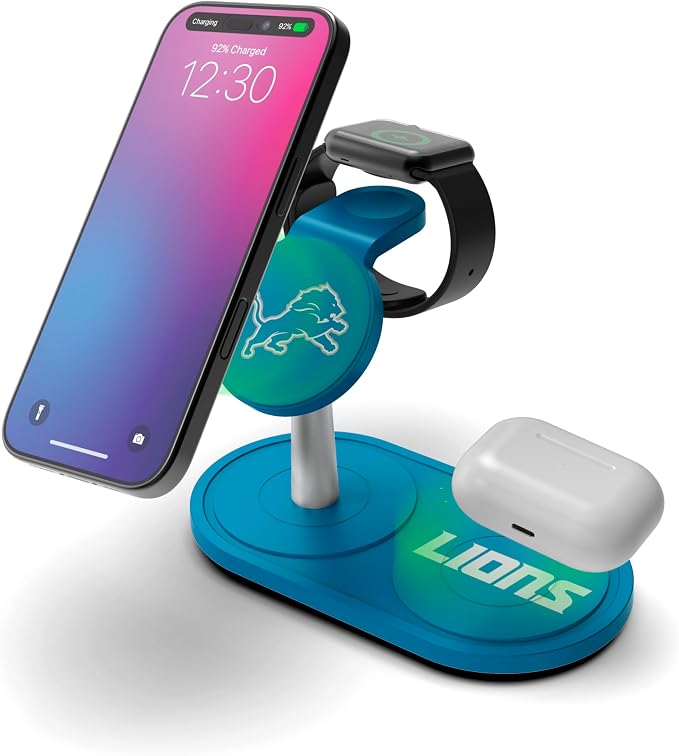 SOAR NFL 3-in-1 Wireless Charging Station
