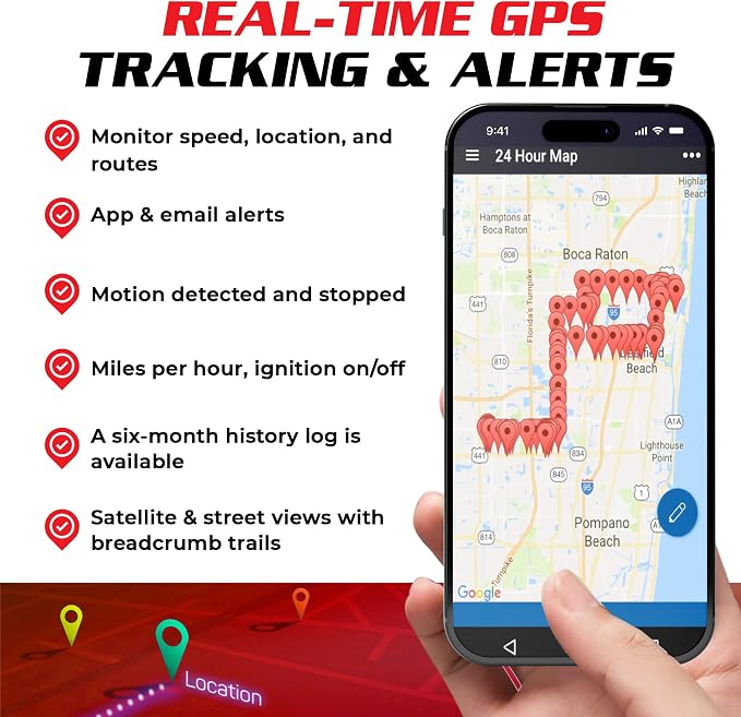 Spy Spot GV53MG 4G LTE GPS Vehicle Tracker with Remote Starter Disable Kill Switch, Real-Time Tracking & Geo-Fence Alerts, 6-Month History, US CA MX Coverage, SIM Included, Subscription Required