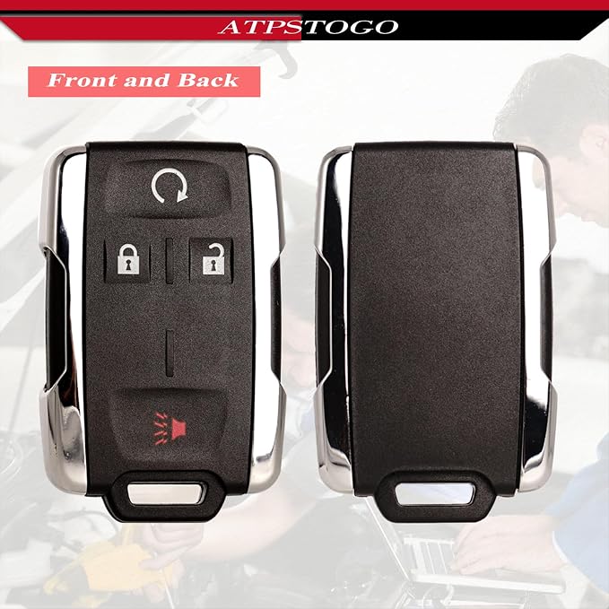 Key Fob Replacement Kit Fits for Chevy Silverado Colorado GMC Canyon Sierra 2014 2015 2016 2017 2018 Keyless Entry Remote Control Replace FCC ID: M3N-32337100 (Set of 2)