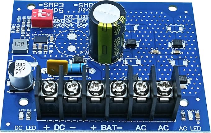 SMP3 Power Supply Charger, Compatible with Altronix SMP3 6 12 OR 24VDC @ 2.5 AMP, A Security Power Solution with Multi-Voltage Output and Battery Backup