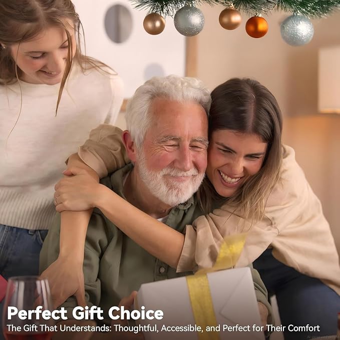 Wireless Headphones for TV, TV Headphones Wireless for Seniors with Charging Dock, 65H Playtime, No Audio Delay, HiFi Stereo Sound, Ideal Gift for Elderly & Parents