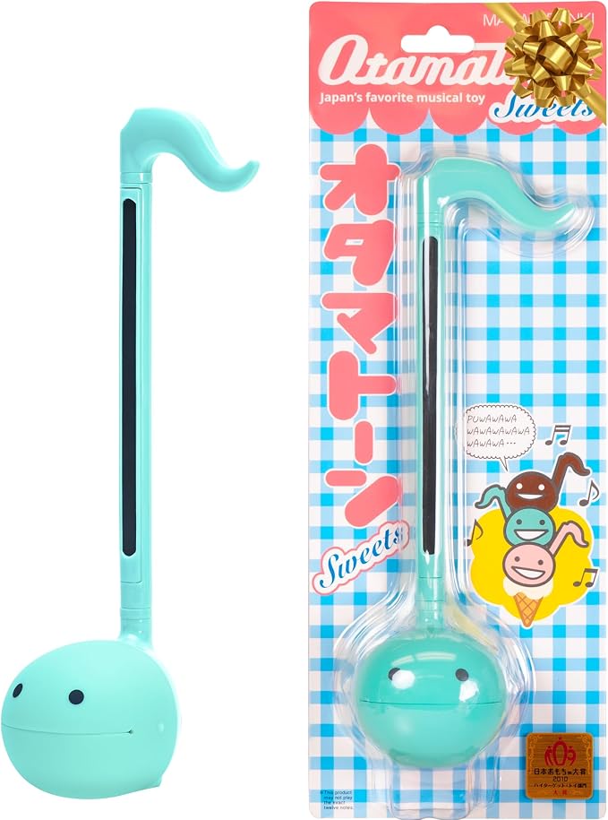 Otamatone Japanese Electronic Musical Instrument Portable Music Synthesizer from Japan by Maywa Denki Studio Award Winning, Educational Fun Gift for Children, Teens & Adults - Mint