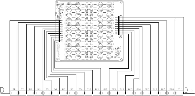 17S 20S 21S 5A Capacitor Active Equalizer Balancer LFP Lifepo4 Lithium Lipo/Titanate LTO Battery Energy Transfer Active Equalization Module Faster Whole Group Balancer Board