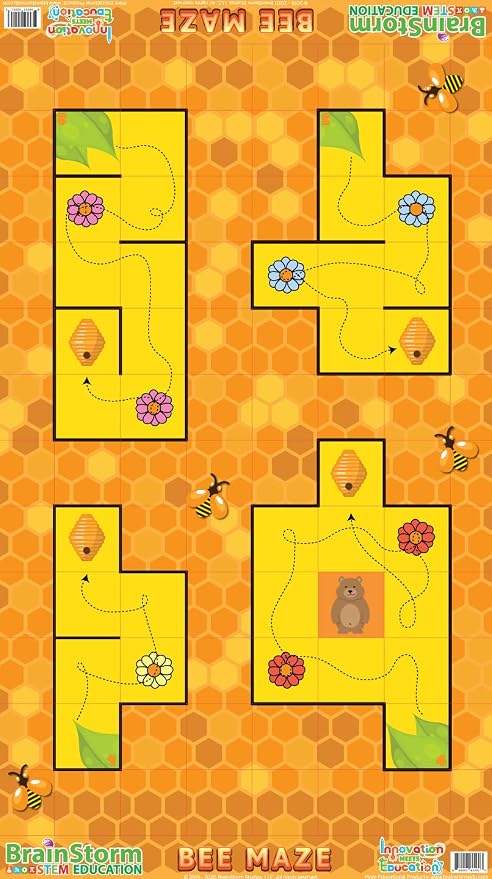 Robotics Activity Mat: Bee Maze