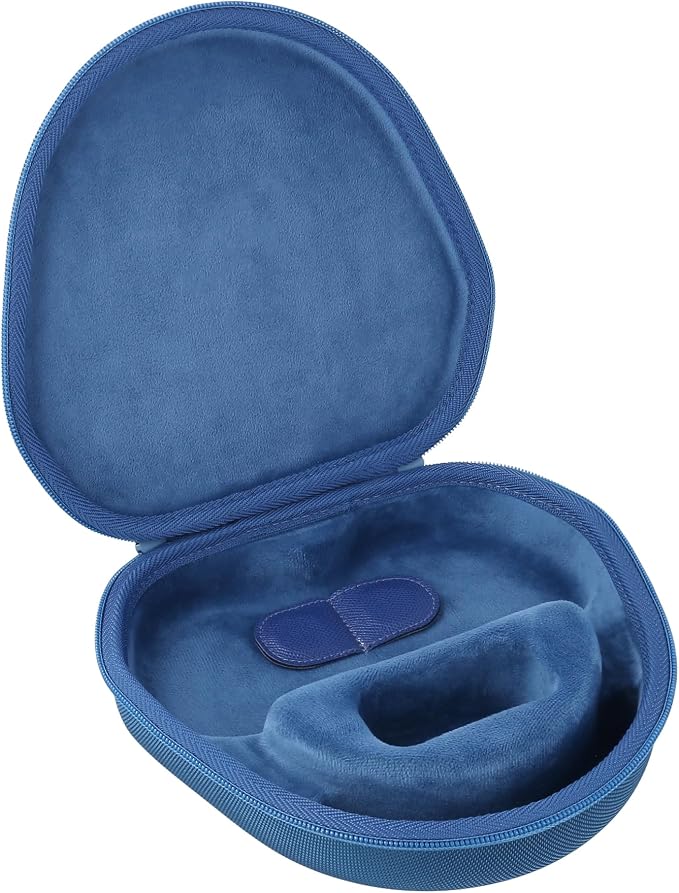 co2CREA Hard Case with Sleep Mode Replacement for Apple AirPods Max 2 / AirPods Max Wireless Over-Ear Headphones (Deep Blue Case)