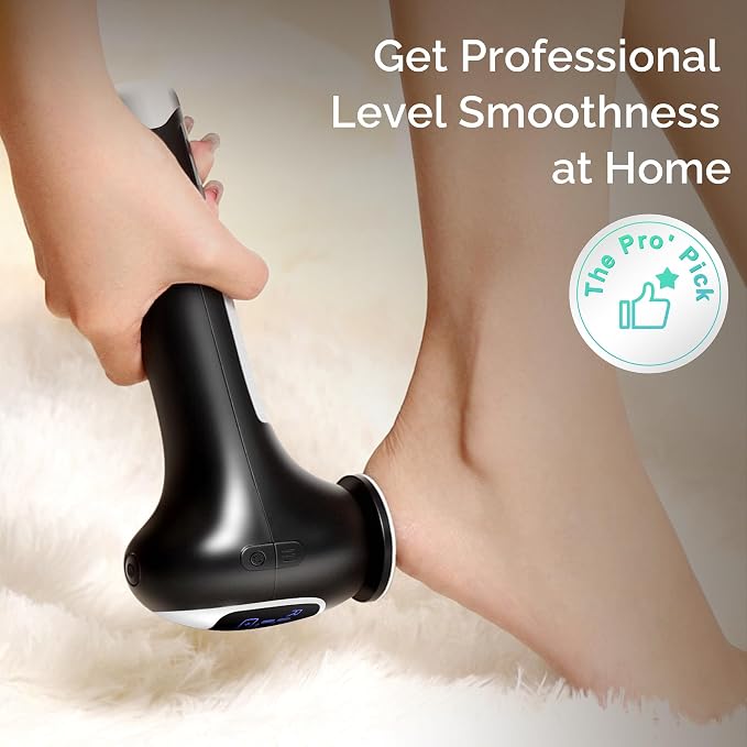 L'UGX Electric Foot Callus Removers with Nail Dust Collector