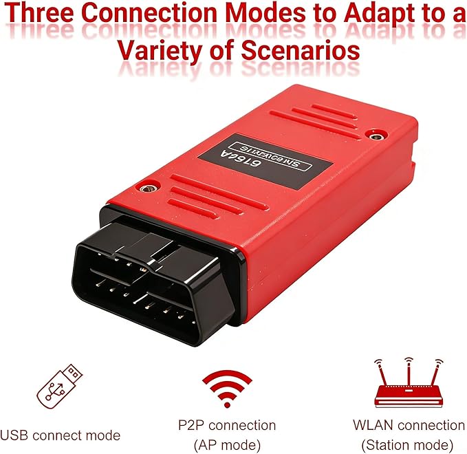 6154A OBD2 Scanner with CAN FD & DoIP, Professional Diagnostic Scanner for VWAudiSkodaSeat, Compatible with Models from 1995-2025
