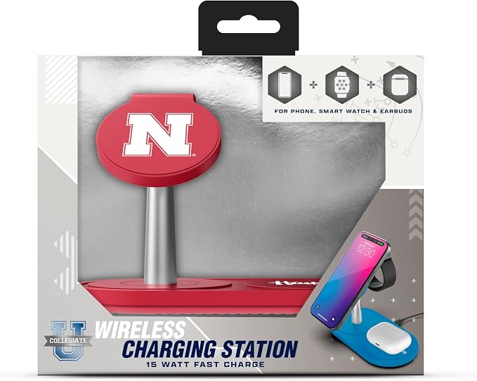SOAR Collegiate 3-in-1 Wireless Charging Station