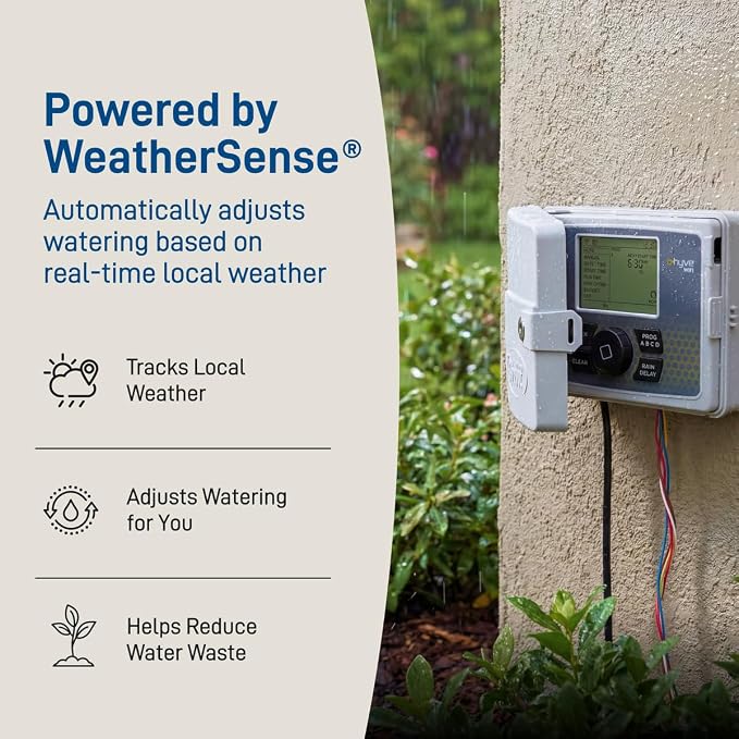 Orbit B-hyve Smart Indoor/Outdoor Sprinkler Controller - 6-Zone - App Controlled Smart Controller with Custom Irrigation Schedules - Weatherproof Multi-Zone Sprinkler System - 57946 (Pack of 6)