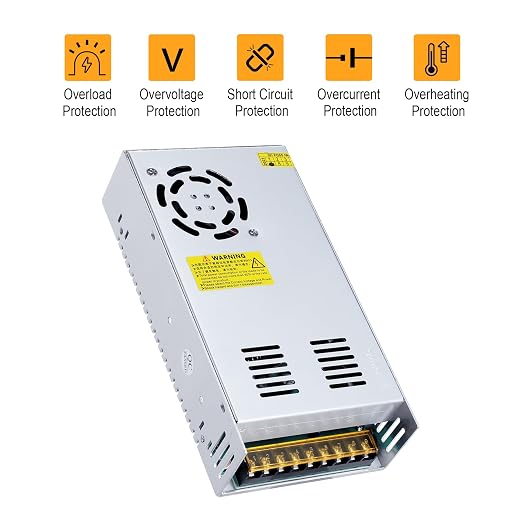 24V 25A 600W DC Switching Power supply Adapter PSU AC-DC 24Volt Industrial Transformer Converter 0-20/10amps LED drive Lamp Meter Electric Printer Heater Motor Pump Stereos Amplifier Fan SMPS 110V/220