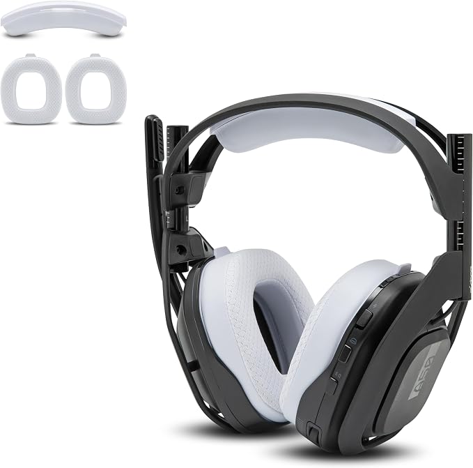 WC Mod Kit A50 - Cooling Gel Earpads + Headband Replacement for Astro A50 Gen 4, Gen 5 & A50X by Wicked Cushions | Enhanced Comfort, Cooling & Durability | White