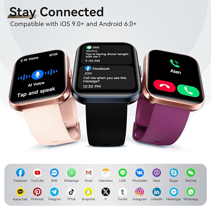 Smart Watches for Men (Android/iPhones), 120+ Sport Modes Fitness Tracker Watch with SpO2/Heart Rate Monitor, Steps/Sleep Tracker, 1.85" HD Smart Watch with Bluetooth Calls/Messages, 3ATM waterproof