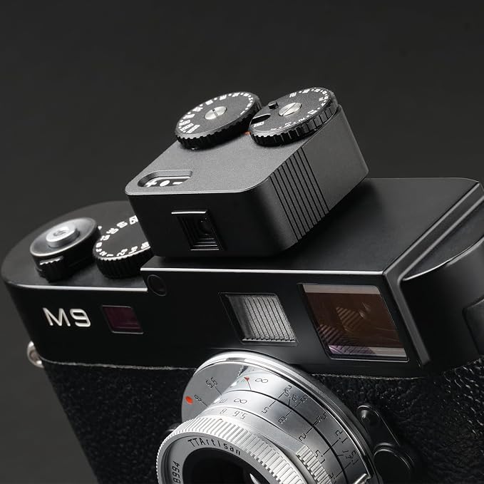 TTARTISAN Light Meter II Two Dial to Adjust ISO Compatible with Cold Shoe Mount for Speed ISO Photography (Black)