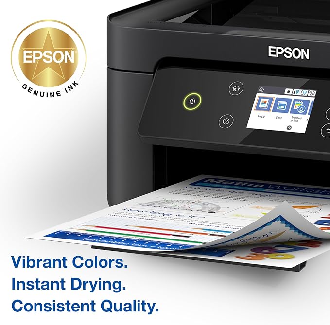 Epson 212 Claria Ink Standard Capacity Black & Color Cartridge Combo Pack (T212120-BCS) Works with Workforce WF-2830,2850 and Expression XP-4100,4105,(Pack of 2)