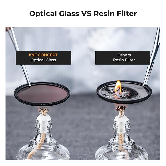 K&F CONCEPT 37mm UV/CPL/ND Lens Filter Kit (3 Pieces)-18 Multi-Layer Coatings, UV Filter + Polarizer Filter + Neutral Density Filter (ND4) + Cleaning Cloth+ Filter Pouch for Camera Lens (K-Series)