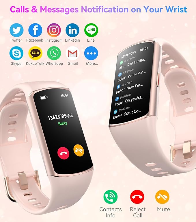 Smart Watch Fitness Tracker with 24/7 Heart Rate, Blood Oxygen Blood Pressure Monitor Sleep Tracker 120 Sports Modes Activity Trackers Step Calorie Counter IP68 Waterproof for Andriod iPhone Women Men