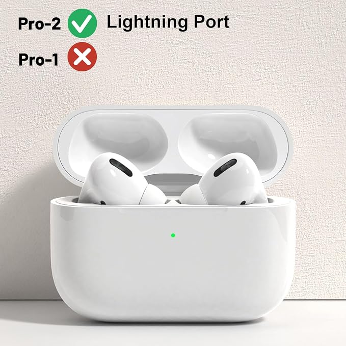 OEM A2698, A2699 Single Left Side Earbud Replacement for Pro2nd, Compatible with Original A2700 Charging Case with Lightning Port, Ear Cushion