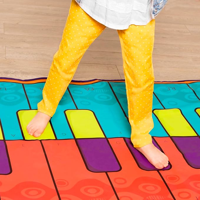 B. toys – Piano Dance Mat – Songs, Fun Sounds & 4 Music Modes – Musical Toy for Kids – Floor Play Surface for Active Play – 3+ Years – Boogie Woogie