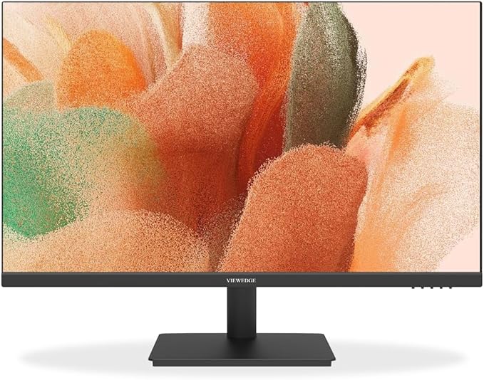 Viewedge 27 inch Monitor 2560 x 1440p 75hz IPS Computer Monitor QHD with HDMI, DP and Wall Mountable | Eye Protection 2K Monitor for Working and Gaming