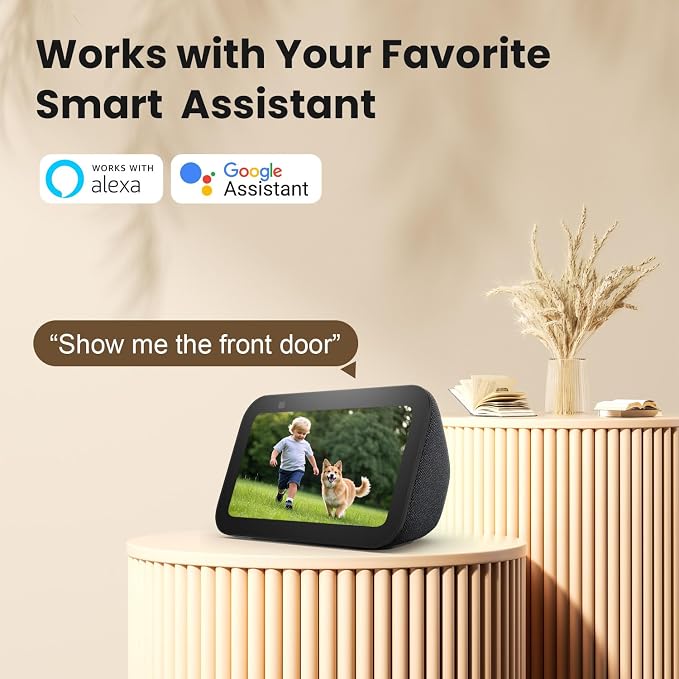 Security Cameras Wireless Outdoor, Free Cloud Storage, 2.4GHz WiFi Camera Outdoor Wireless, 2K Cameras for Home Security with Solar Panel, Motion Detection Alert, Compatible with Alexa & Google Home