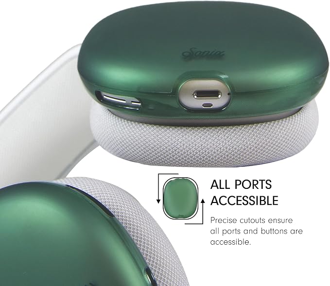 Sonix Protective Case for AirPods Max 2 & 1 | Headphones Cover | Frosted Matte Series | Frosted Matte Forest Green