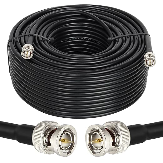 XRDS -RF 150FT SDI Cable, BNC Male Digital Video Cable 75 Ohm RG59 BNC Cables Supports HD-SDI/3G/6G-SDI/4K/8K