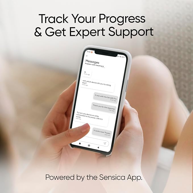 Sensica Sensilight PRO IPL Hair Removal Device, At-Home Cordless Use, XL Body Window for Fast Full-Body Use & Precision Window for Face, Auto Glide, 2 Smart Sensors, 6 Energy Levels - IPL300