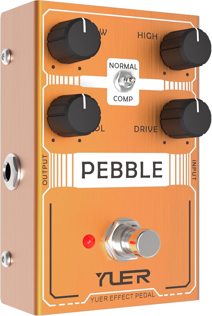 PEBBLE,Guitar Pedal,Electric Guitar Effects Pedal for Guitars and Bass Effect Pedals Mini Single Type DC 9V True Bypass