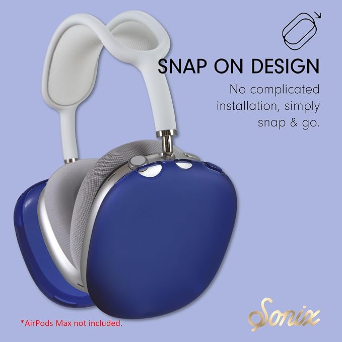 Sonix Protective Case for AirPods Max 2 & 1 | Headphones Cover | Frosted Matte Series | Frosted Matte Navy
