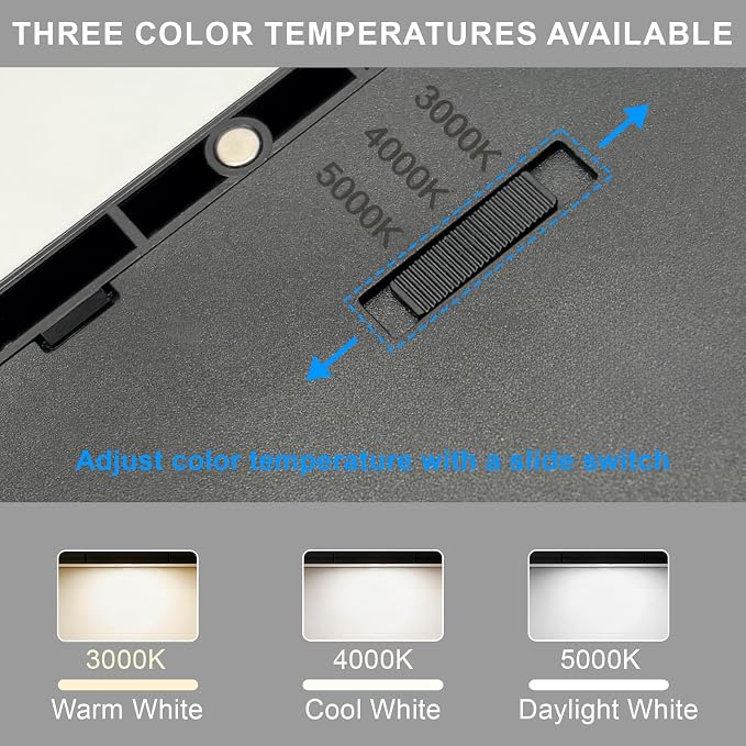 Under Cabinet Lights, 15W Plug in Linkable LED Dimmable Hardwire Under Cabinet Lighting for Counter Closet Bookshelf Shelf, 0.28 inch Ultra Thin, 3000K/4000K/5000K, 3-in-1, Black, ETL