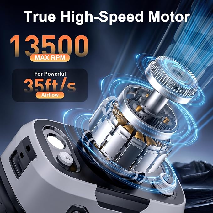 Portable Waist Fan Personal 14500mah 100 Speeds Clip On Shirt Fan Belt Cooling Device Wearable Cool Body Blow Cold Air Rechargeable Pocket Mini Men Workers Outdoor Travel Hiking Gifts