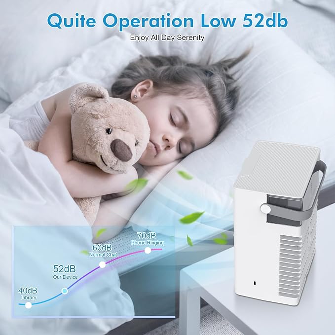 Portable Air Conditioners, 3-in-1 Portable AC Unit, Personal Mini Air Conditioner With 1000ml Water Tank, 2/4/6H Timer, USB Charging Small Cooling Fan (Include 5V 2A Adapter) For Indoor Office Bedroom