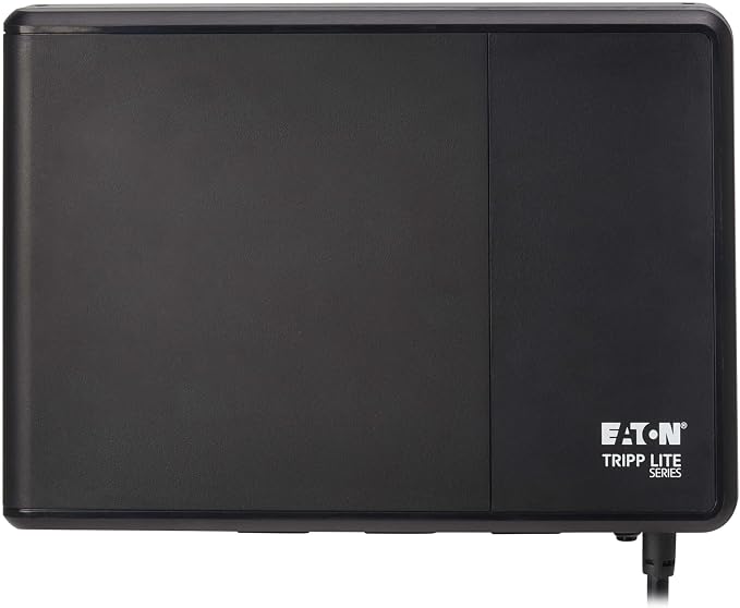 Tripp Lite Cloud-Connected 350VA UPS Battery Backup and Surge Protector, Remote Management & Monitoring, 210W, 3 Outlets, Computer UPS, Wall Mount Option, 5ft Cord, 3-Year Warranty (BC350RNC)