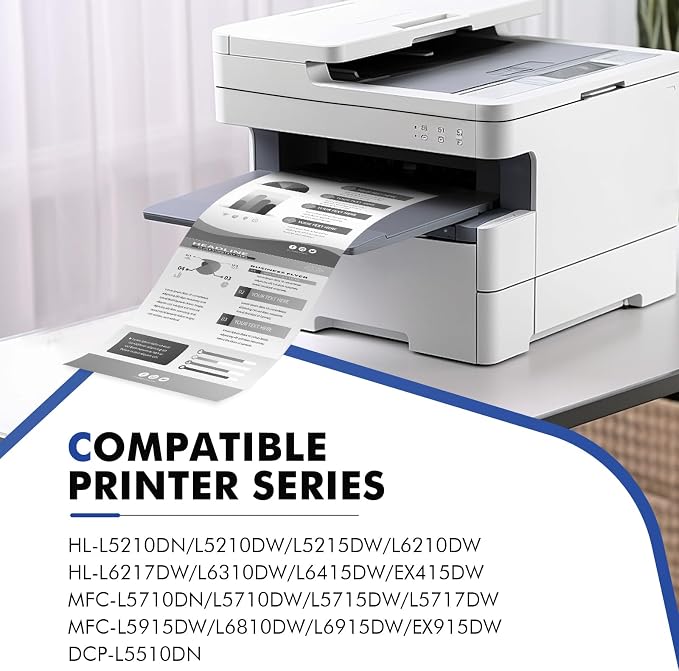 TN920XL TN920 Toner Cartridge HL-L6210DW Compatible for Brother TN 920 920XL TN-920 TN-920XL TN920XXL TN920UXXL for Brother MFC-L5915DW HL-L6210DWT L5210DN L5210DW L5210DWT High Yield Printer 2 Pack