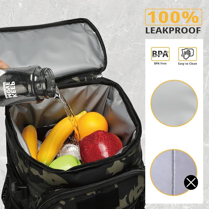 25L Backpack Cooler Keep All Drink Cold for Long Periods of Time Cooler Backpack Insulated Waterproof Portable High Durability Small Cooler Backpack with Compartment for Hiking Camping Beach