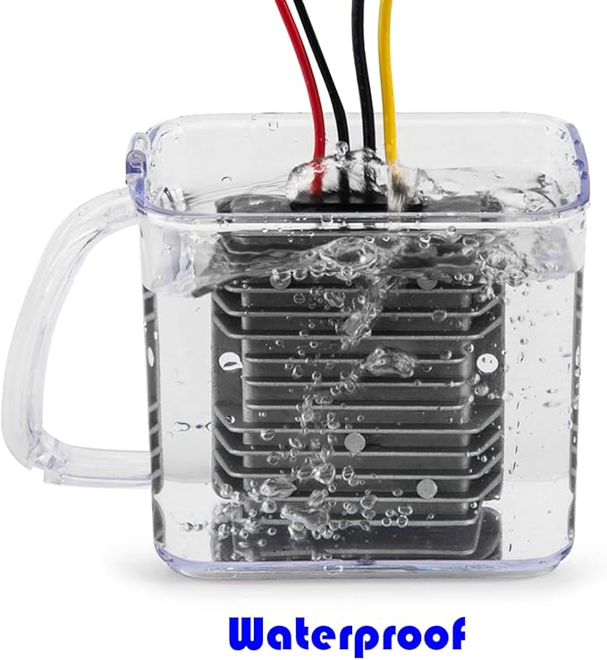 Waterproof DC/DC Converter 12V Step Up to 24V, Boost Converter 20A 480W Voltage Regulator, Power Adapter Voltage Booster,Power Supply Module Boost Transformer for Car Truck Vehicle Boat