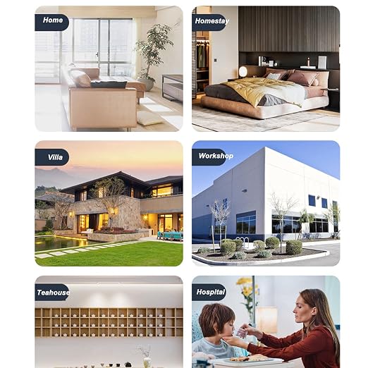 Wireless Intercom Unit, User Friendly Long Range Intercom Systems, Wireless Voice Intercom with 2 Way Call, Application for Home, Hotels, Restaurants