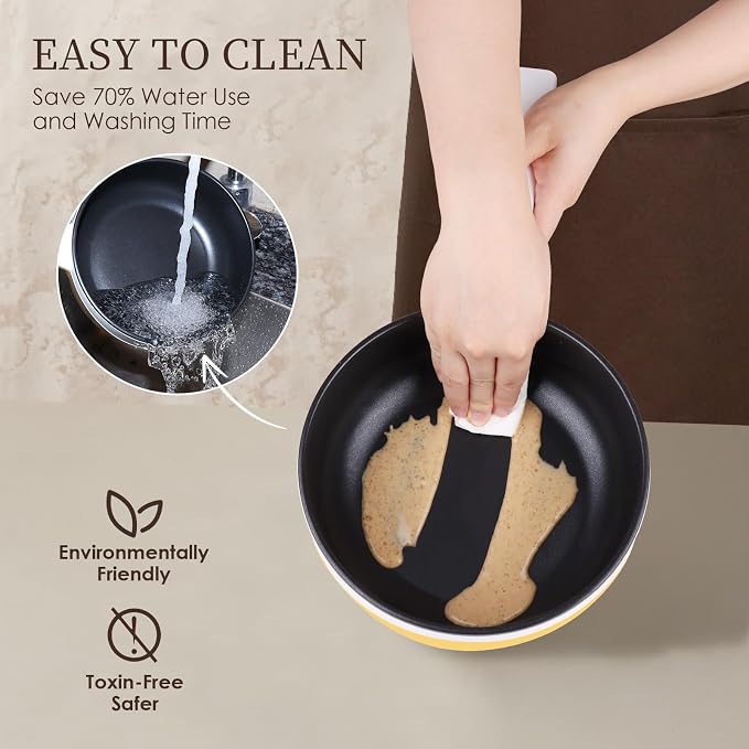 Audecook Hot Pot Electric, 1.7L Mini Electric Skillet Portable Nonstick Sauté Pan with Power Adjustment, Ramen Cooker Travel Multicooker for Steak/Soup/Egg/Oatmeal/Noodles
